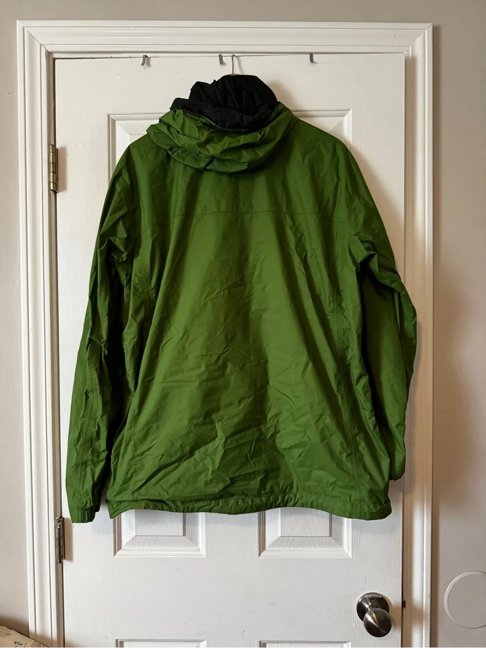 Columbia Men’s L Lined Raincoat Hooded Jacket | Green Outdoor Shell